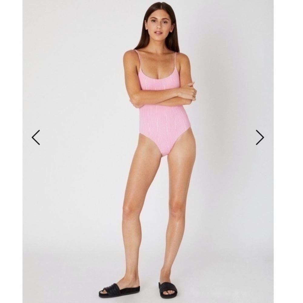 Onia Gabriella Printed Rib One Piece
